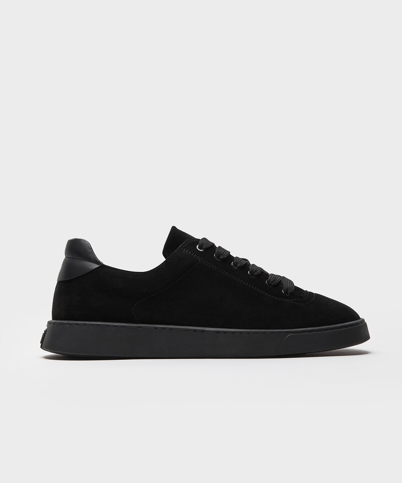 The Cassetta All Black Suede