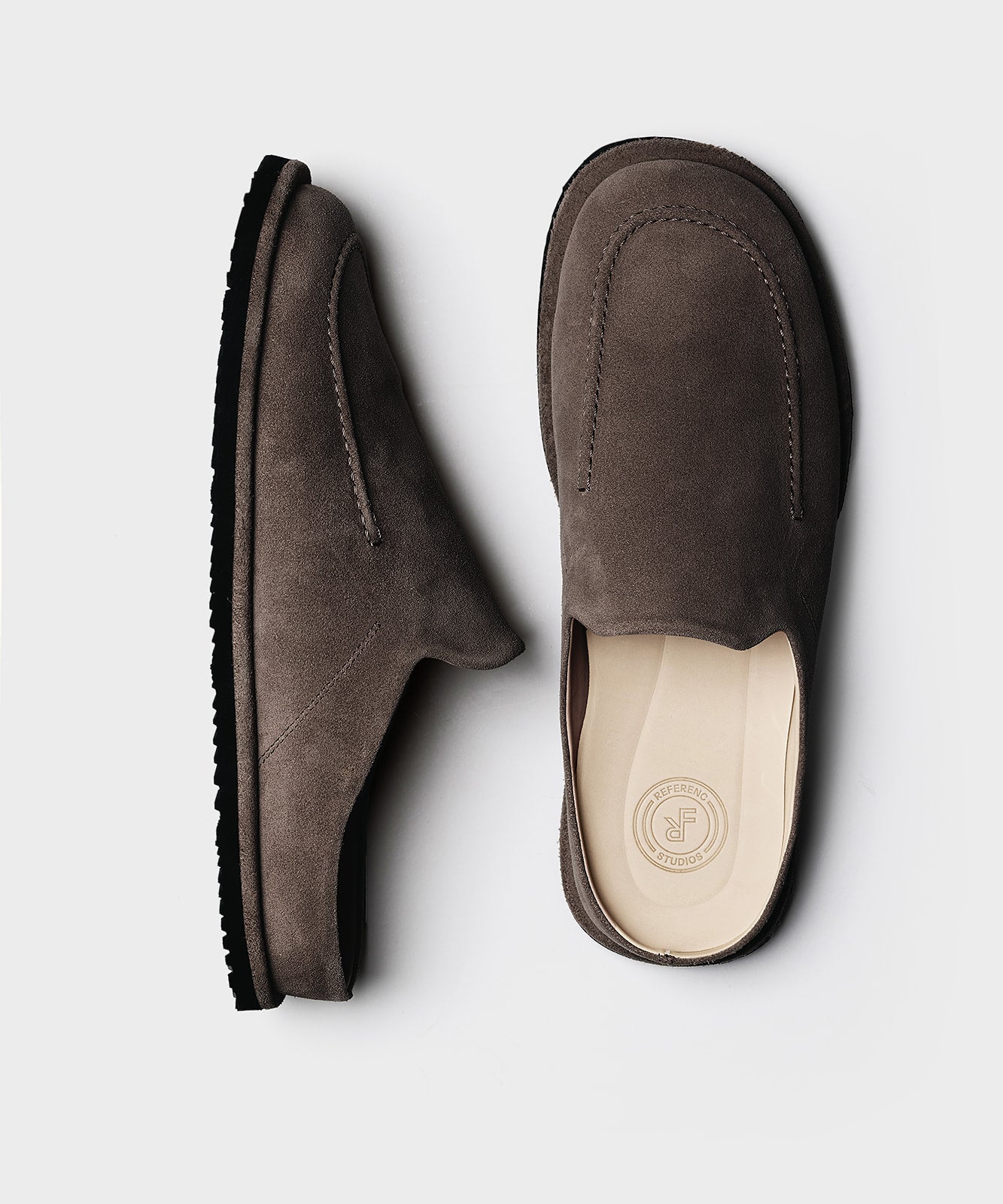 The Lungomare Dark Taupe Suede