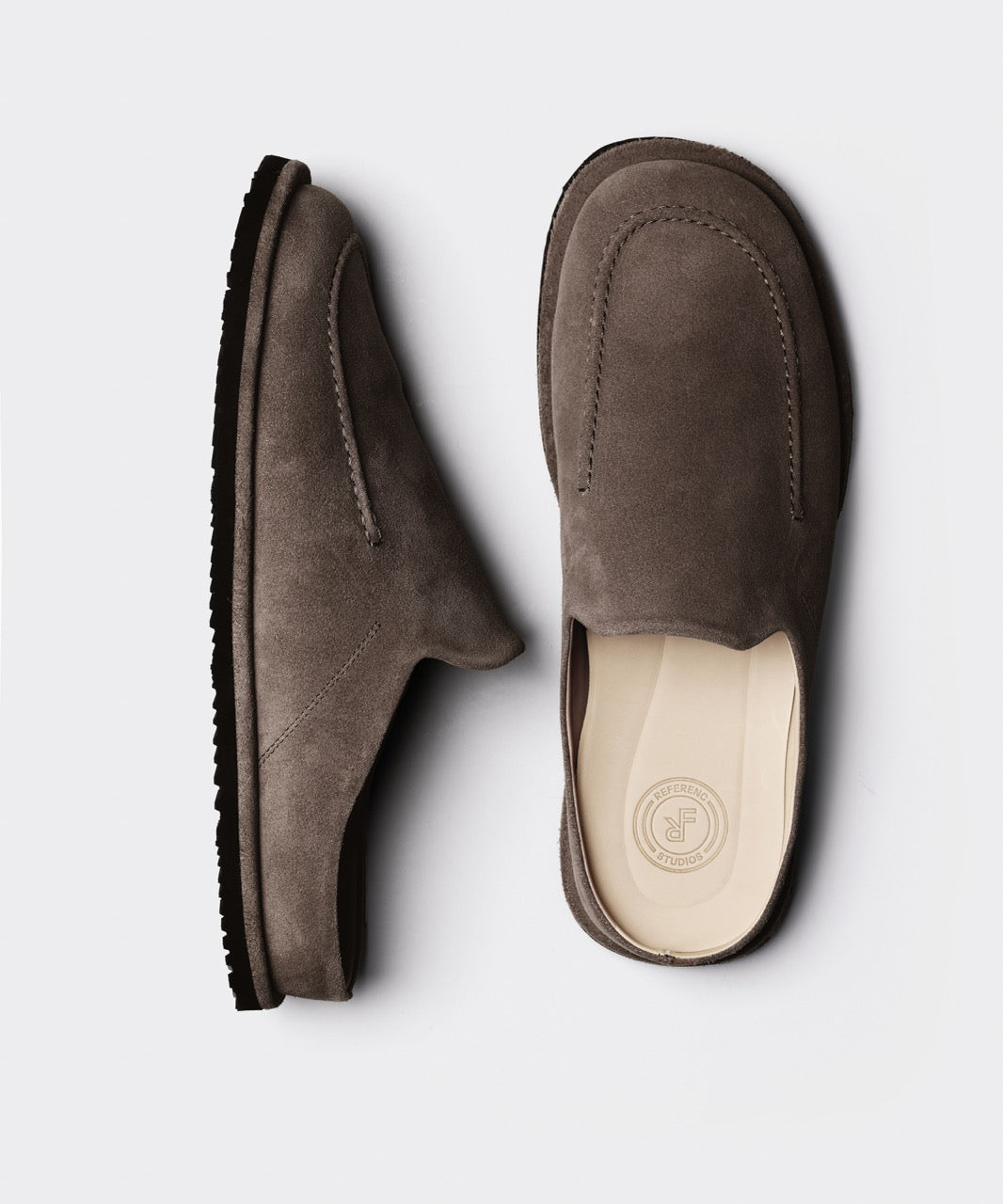 The Lungomare Dark Taupe Suede