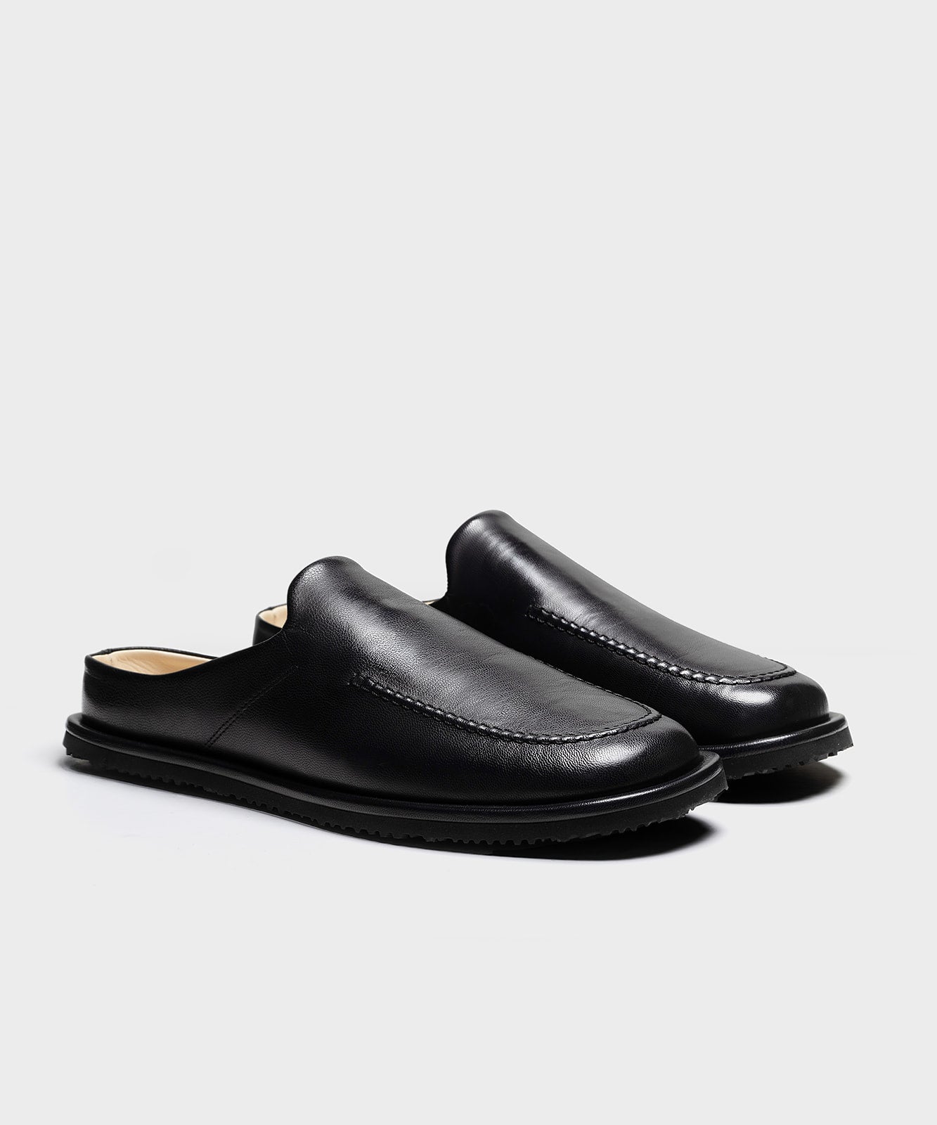 The Lungomare All Black Goat Leather