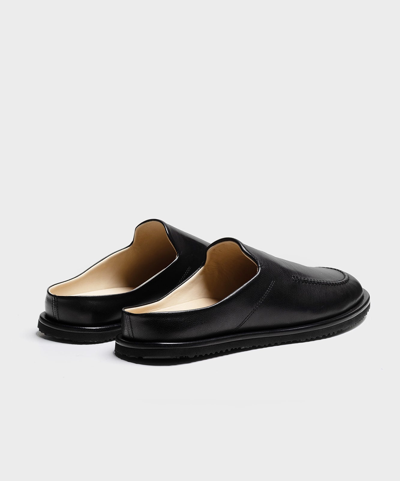 The Lungomare All Black Goat Leather