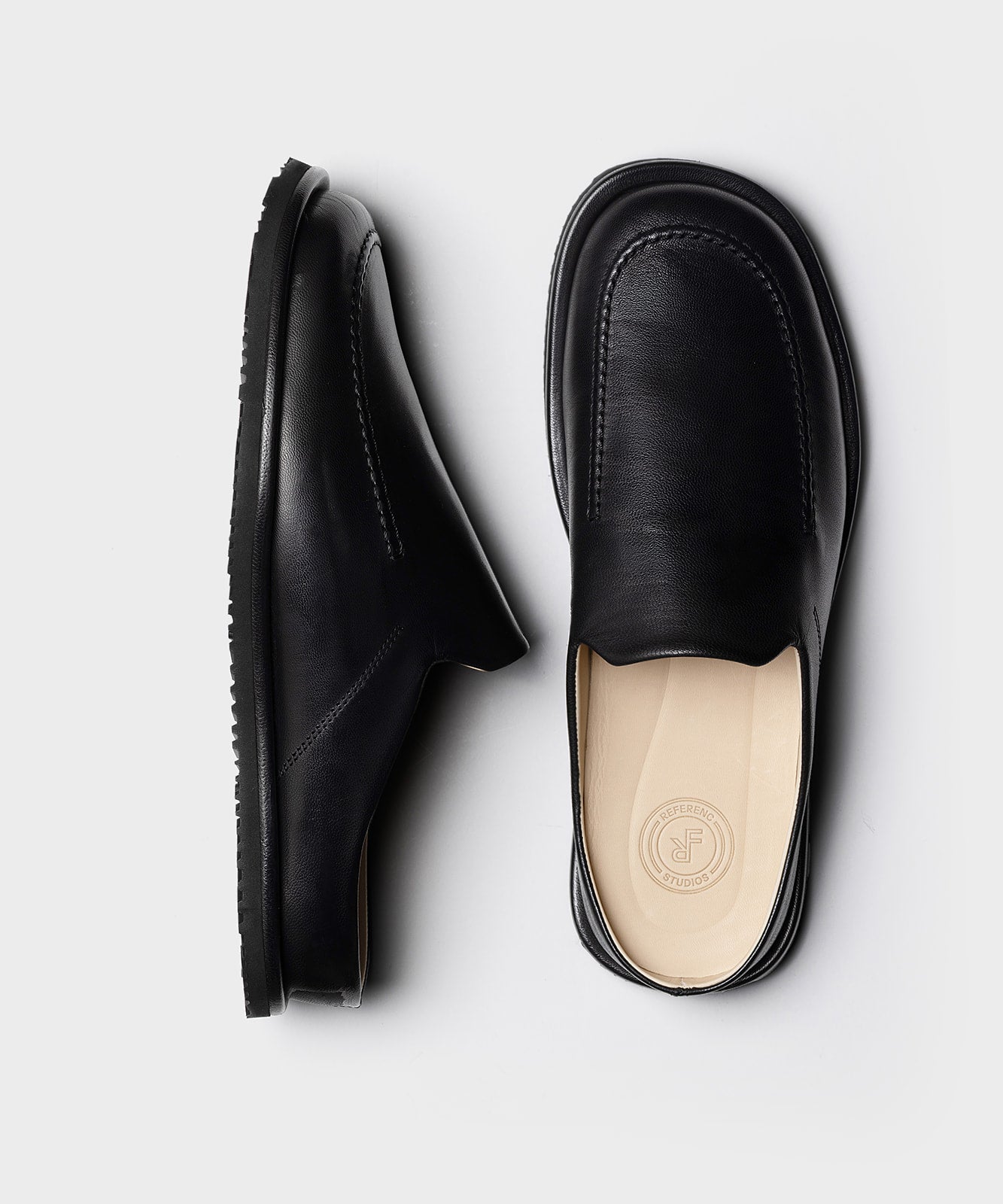The Lungomare All Black Goat Leather