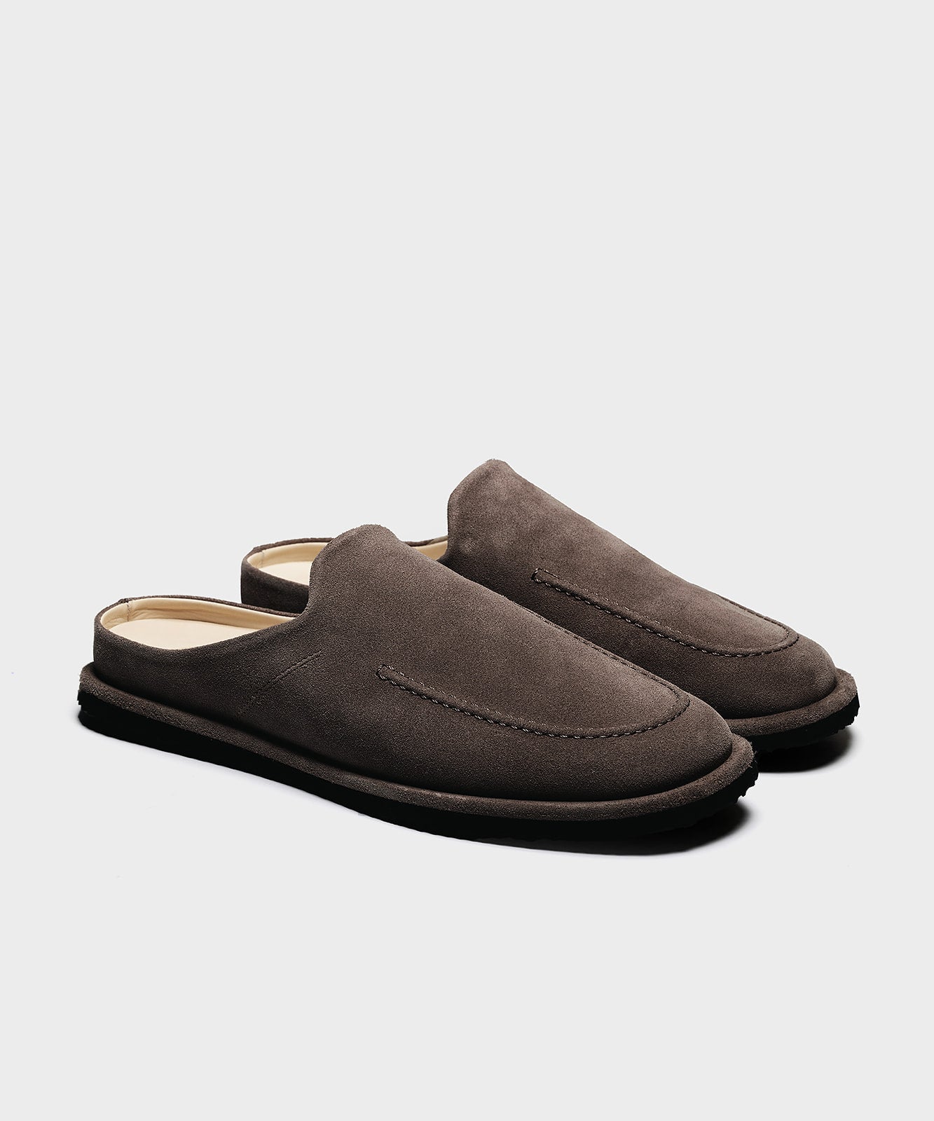 The Lungomare Dark Taupe Suede