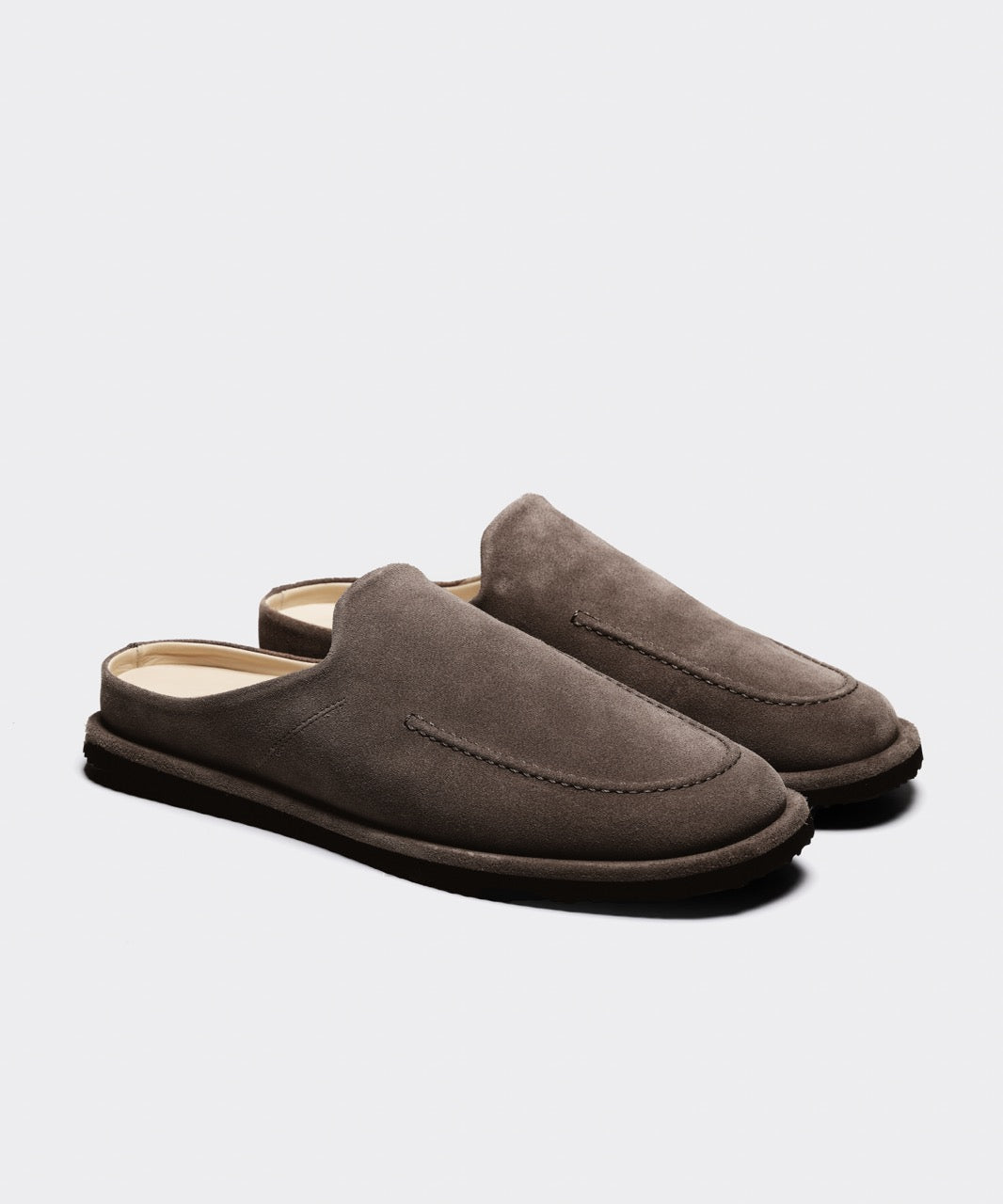 The Lungomare Dark Taupe Suede