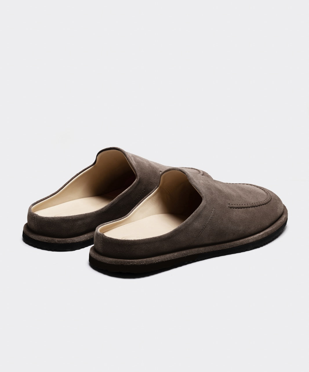 The Lungomare Dark Taupe Suede