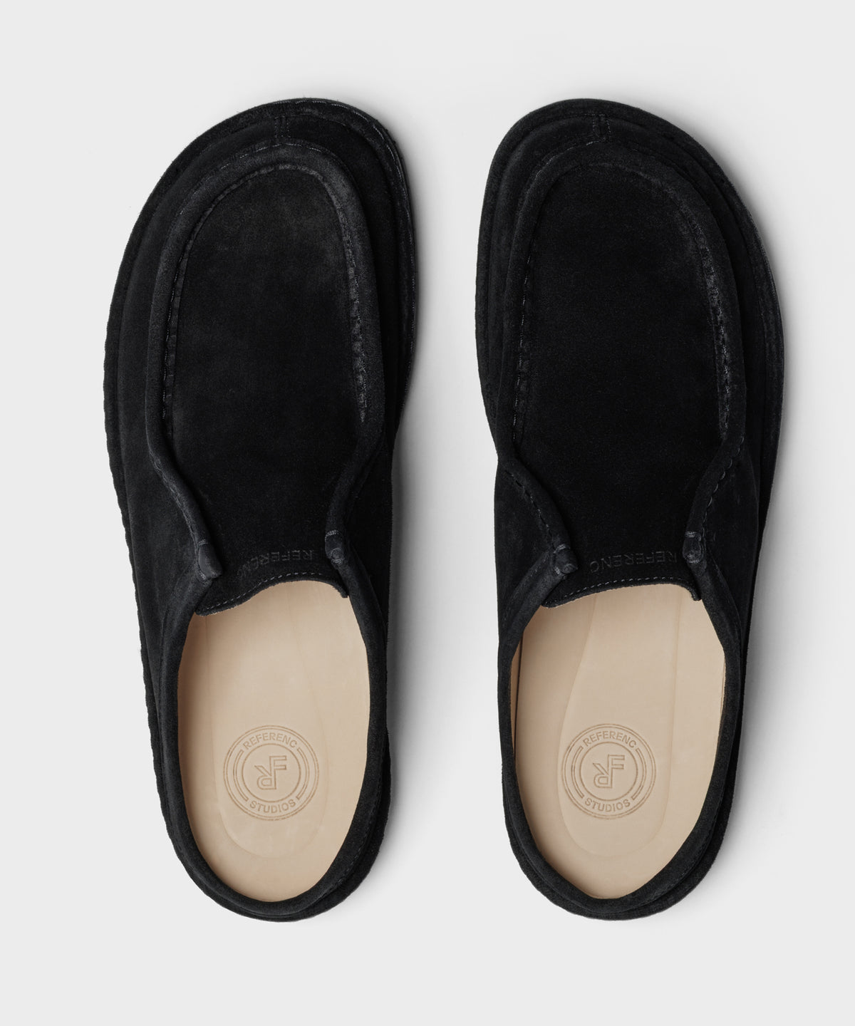 The Fernabee 6T Slip-In All Black Hairy Suede
