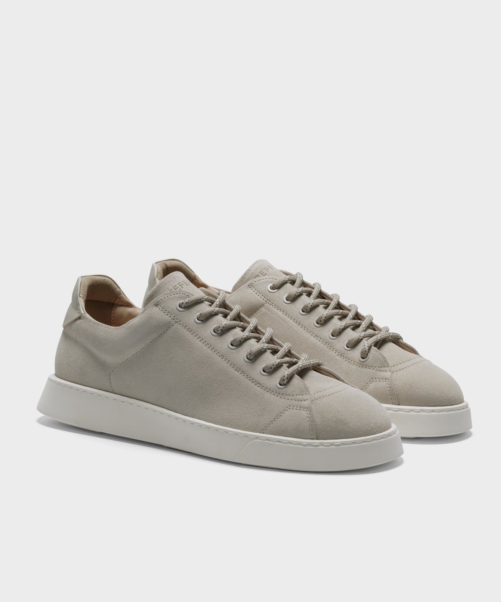 The Moya Cement Grey Suede