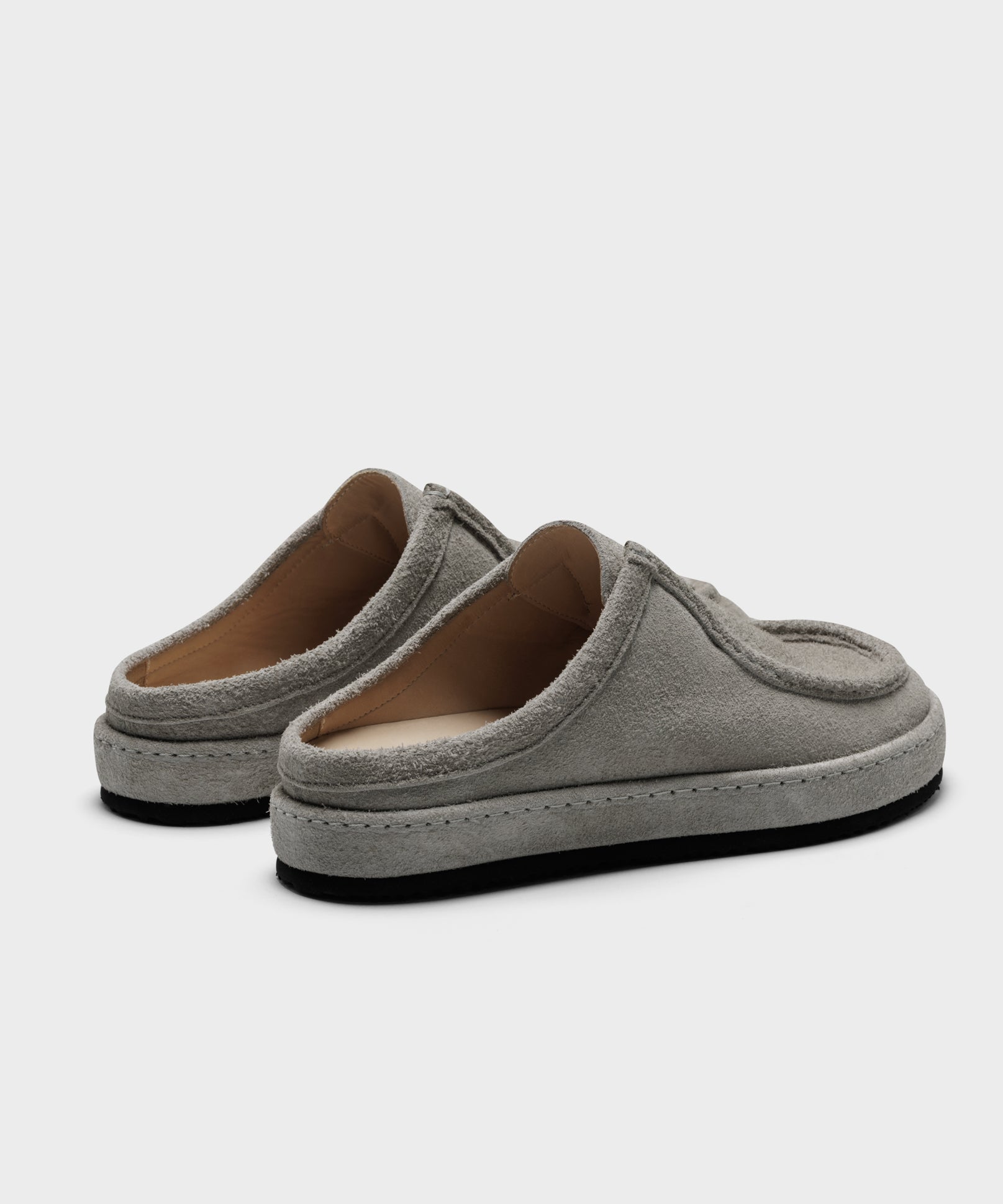 The Fernabee 6T Slip-In Tonal Light Grey Hairy Suede
