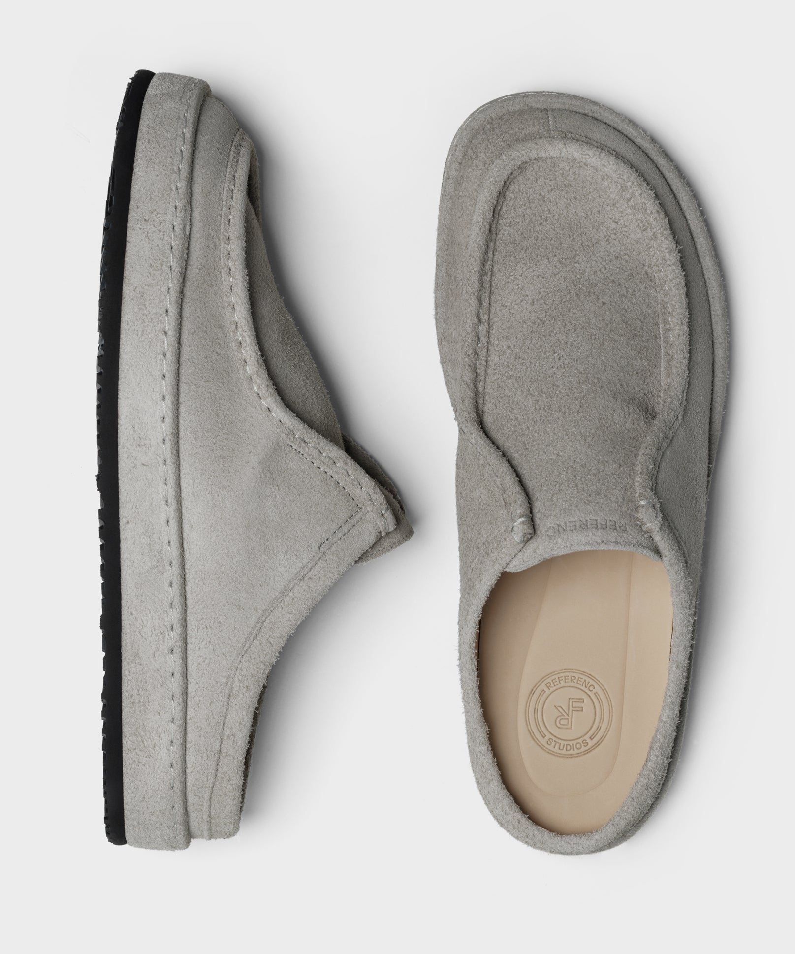 The Fernabee 6T Slip-In Tonal Light Grey Hairy Suede