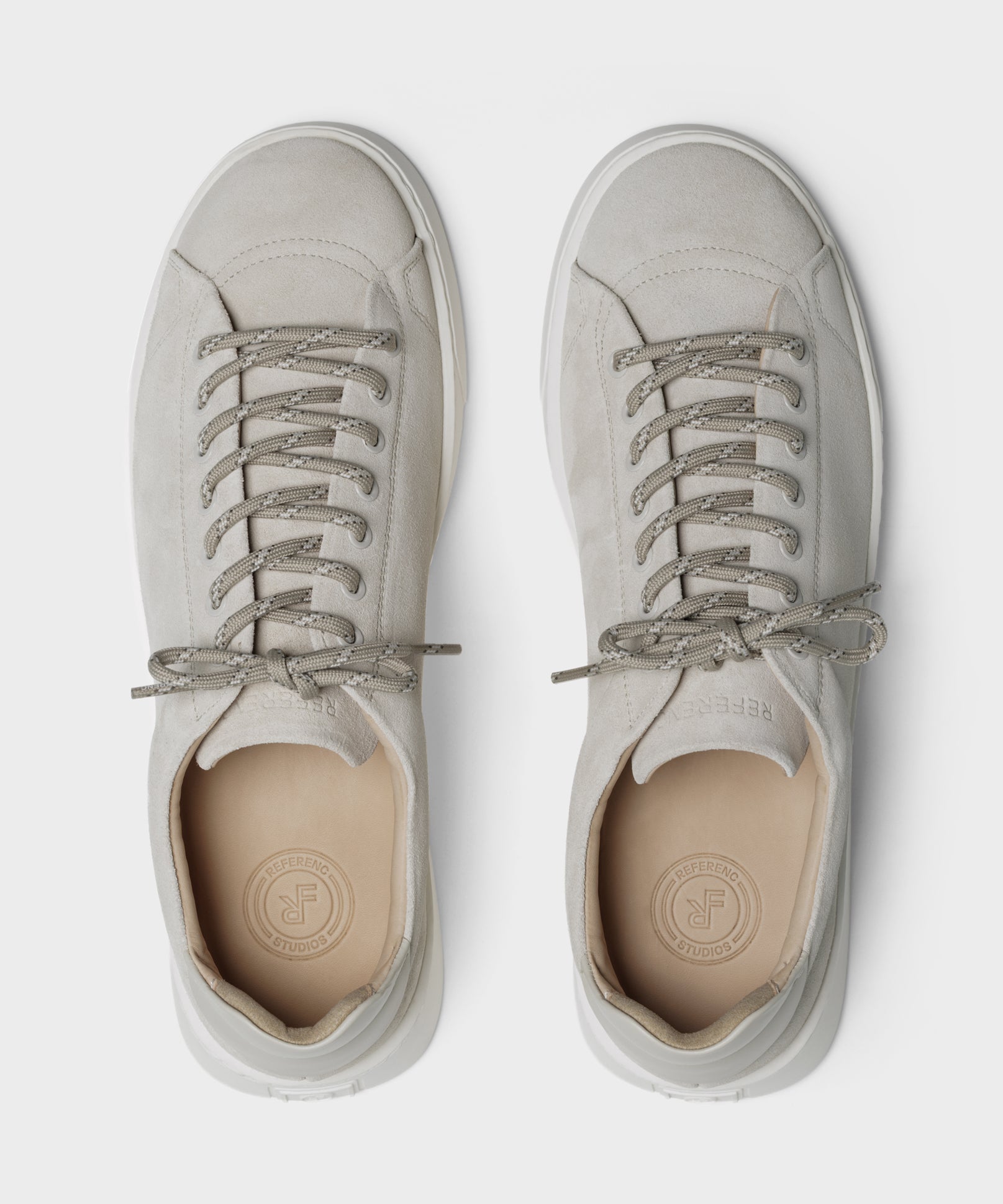 The Moya Cement Grey Suede
