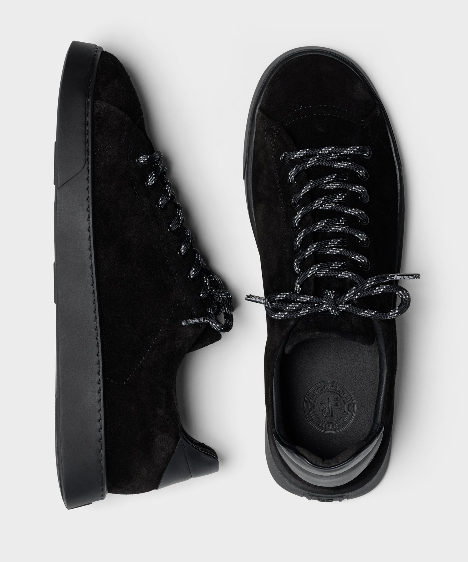 The Moya All Black Suede
