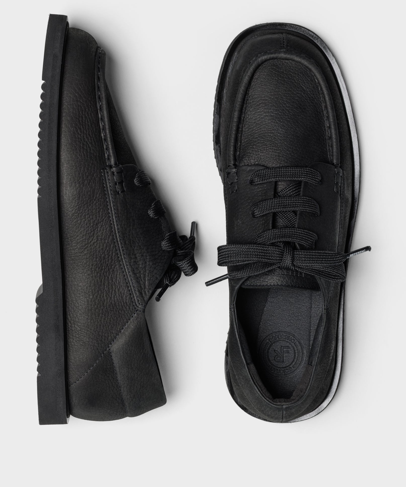 The Tahoe Resort All Black Grained Nubuck