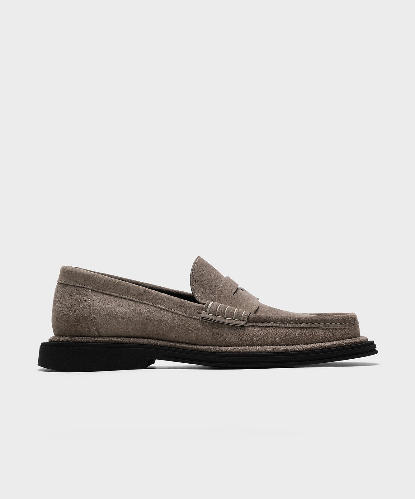 The Anglo-Santa Light Grey Suede