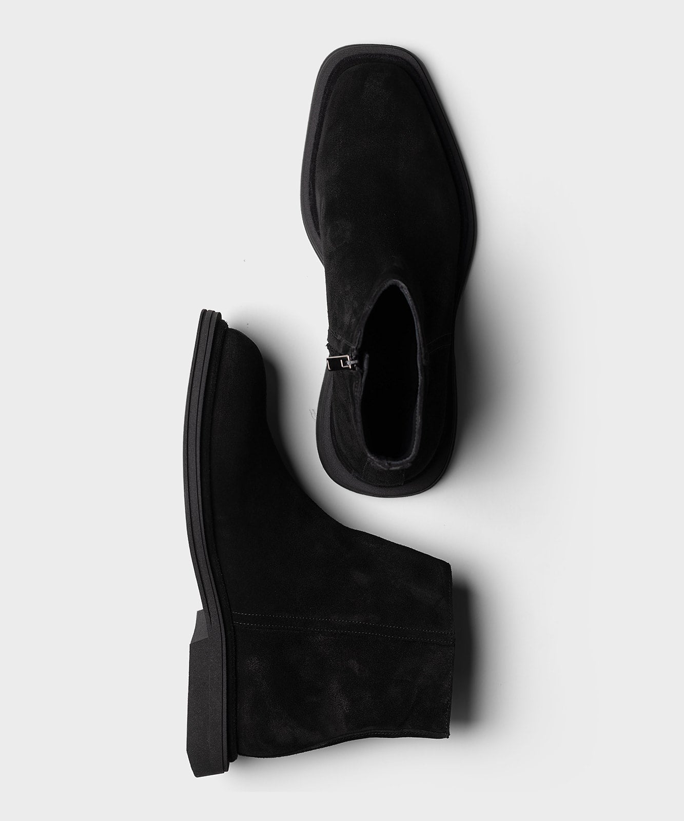 The Camden Boot All Black Suede