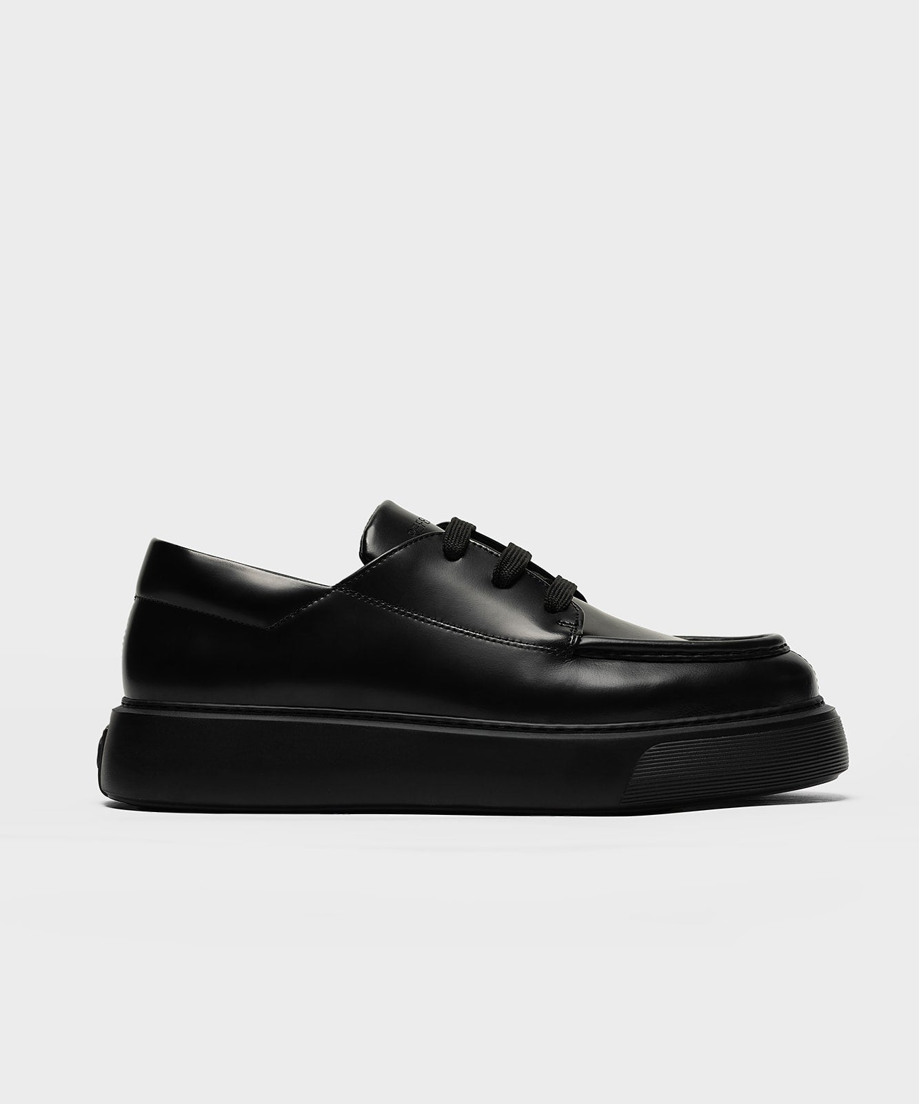 The Tahoe All Black Brushed Leather