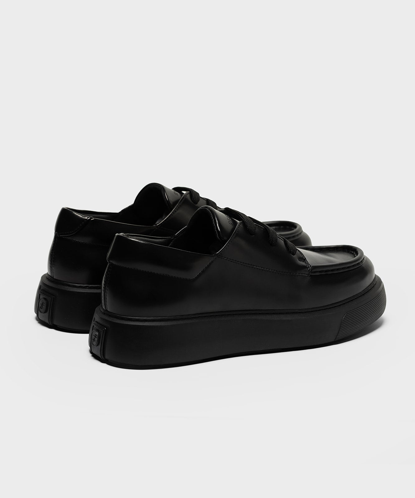 The Tahoe All Black Brushed Leather