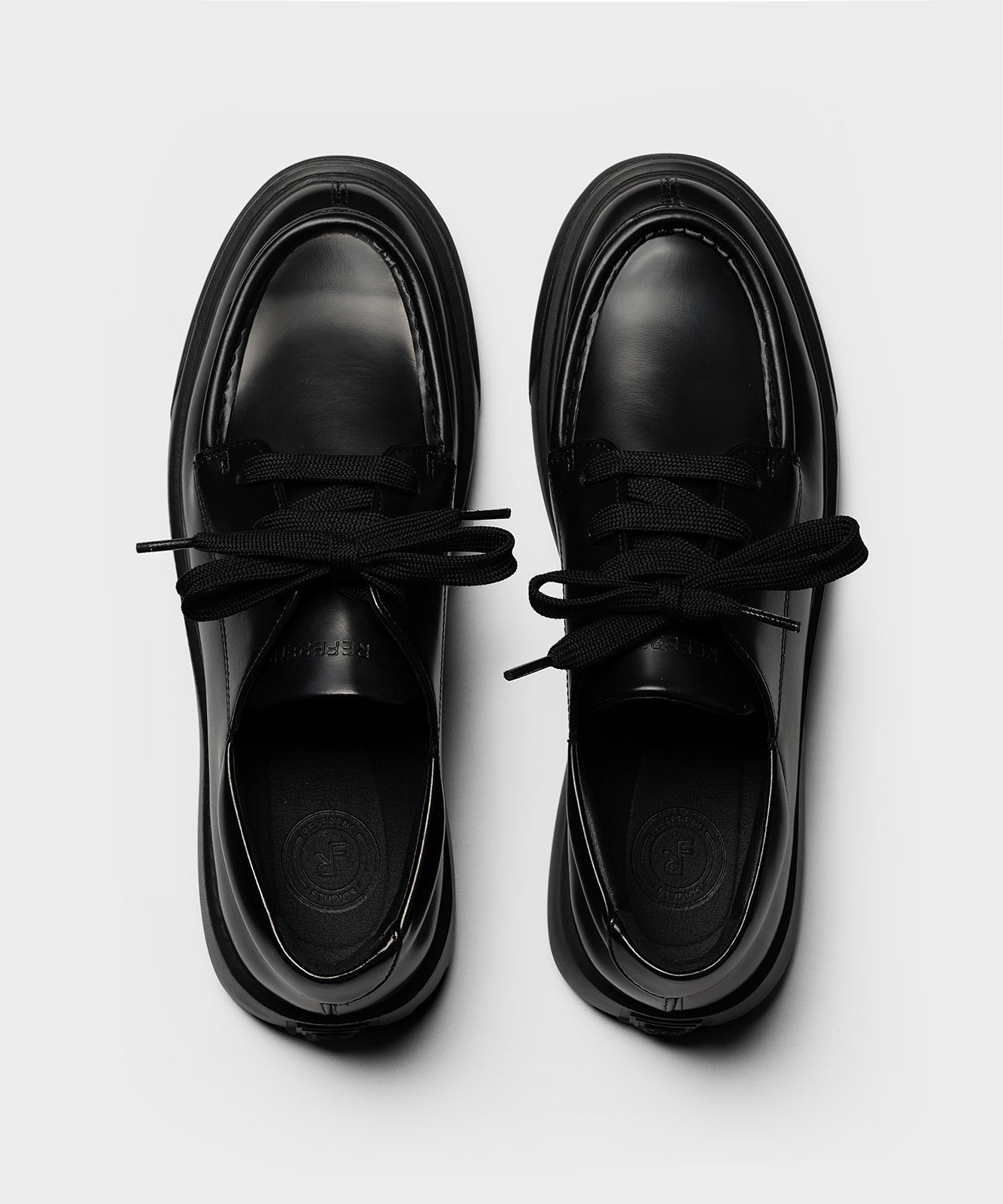 The Tahoe All Black Brushed Leather