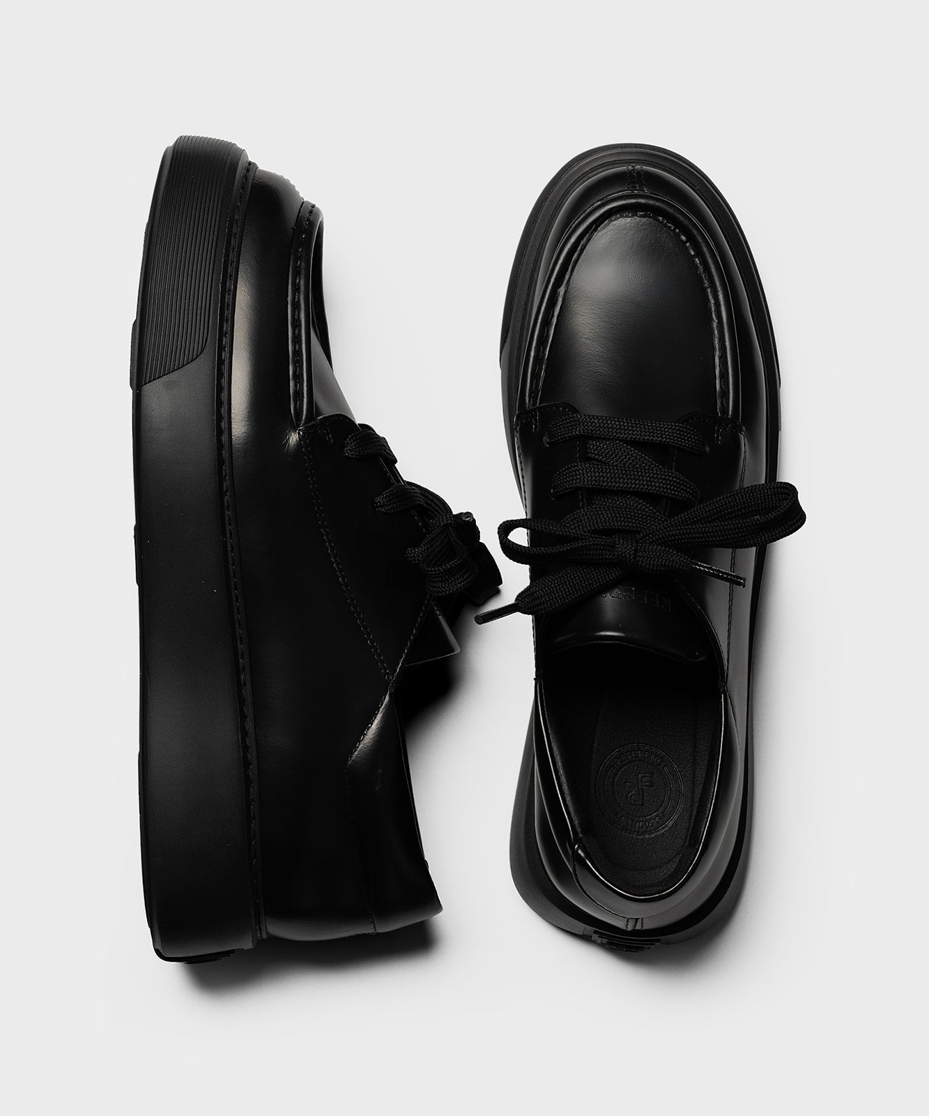 The Tahoe All Black Brushed Leather