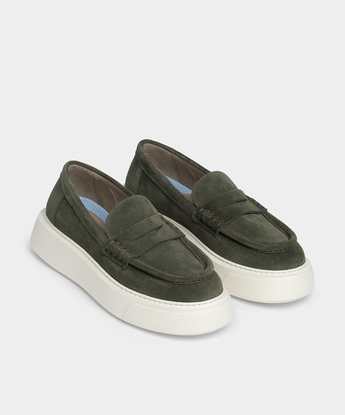 Loafer Olive Green Suede