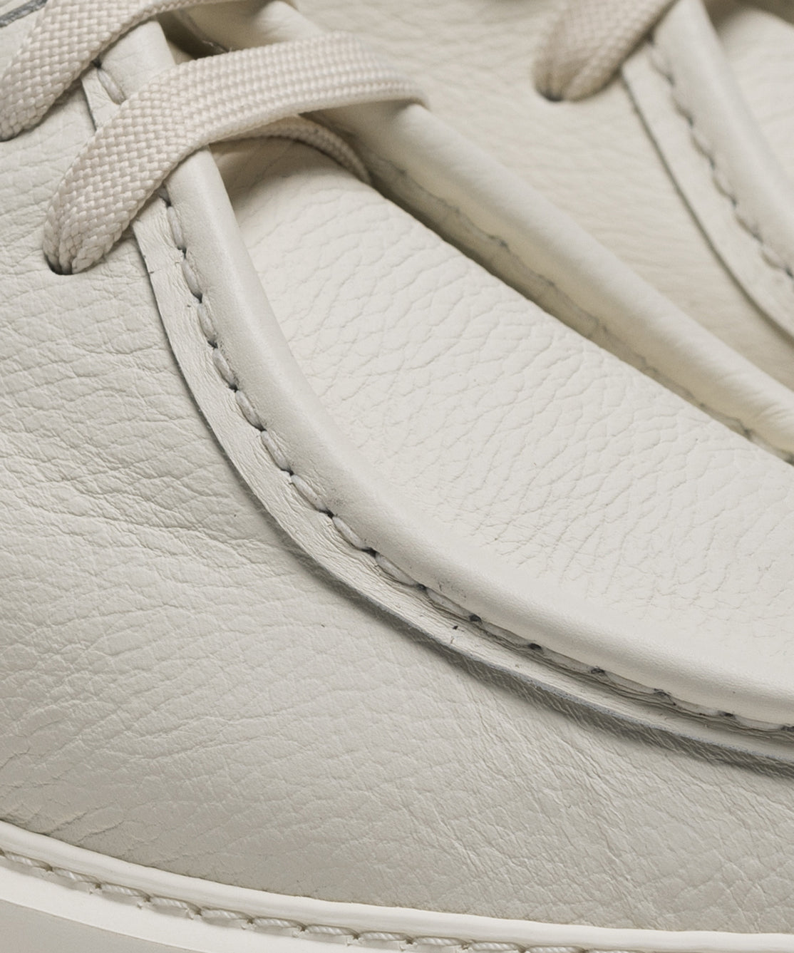 Fernabee White Grained Leather