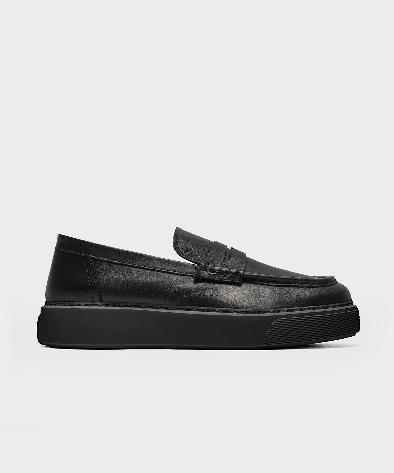 The Loafer All Black Matt Calf leather