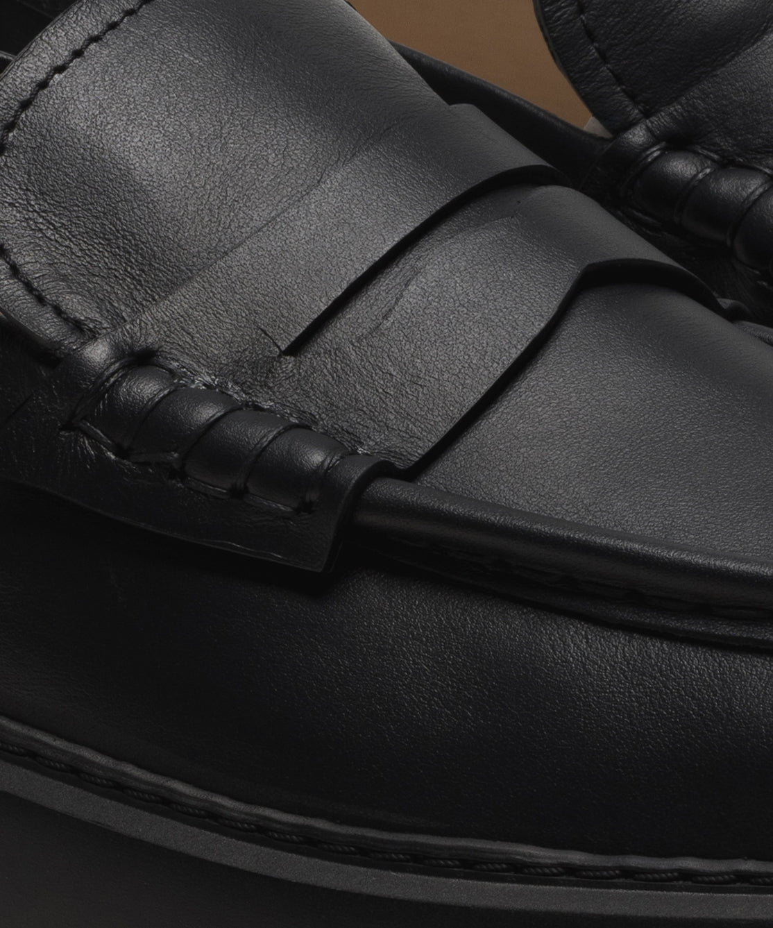 The Loafer All Black Matt Calf leather