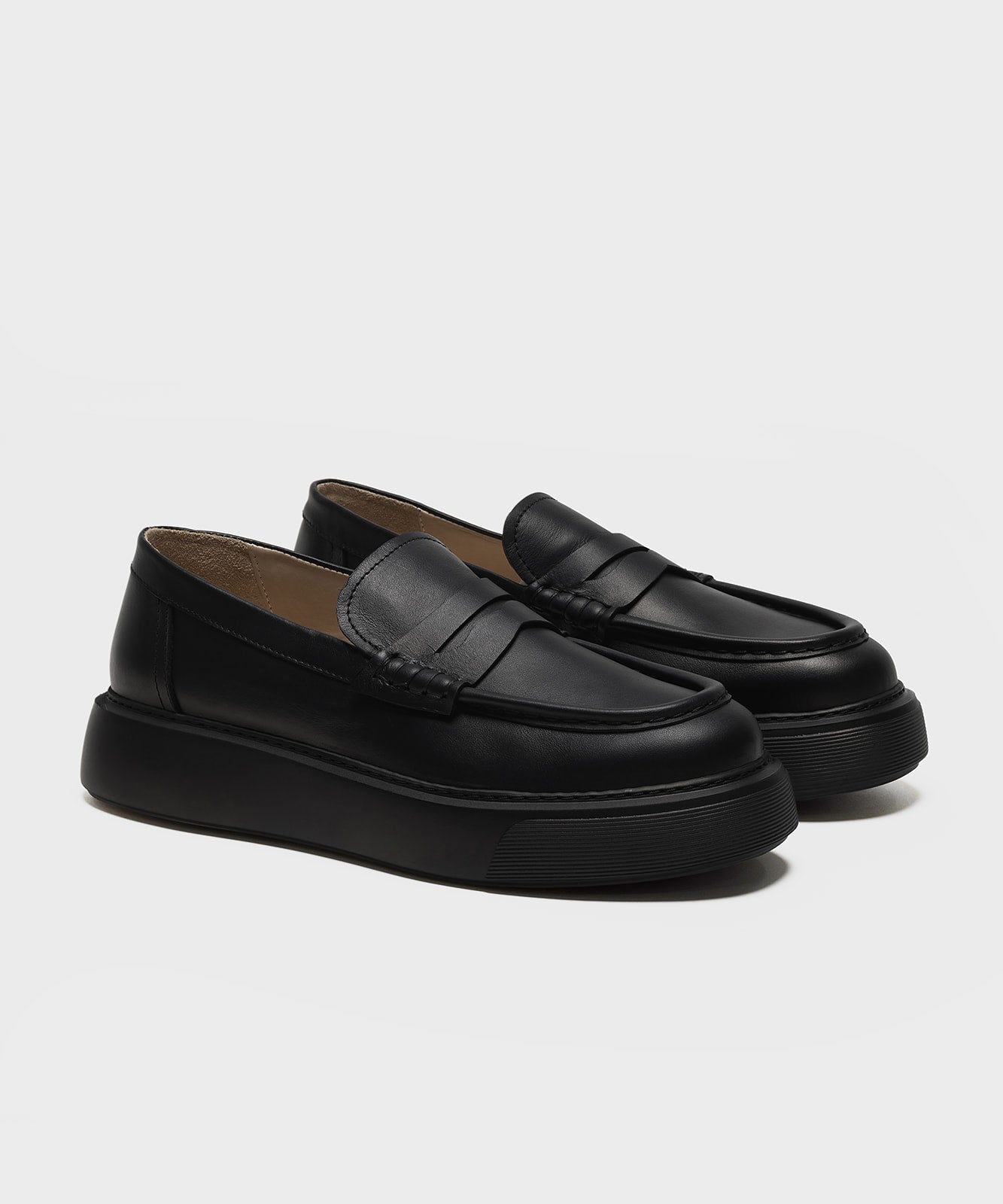 The Loafer All Black Matt Calf leather