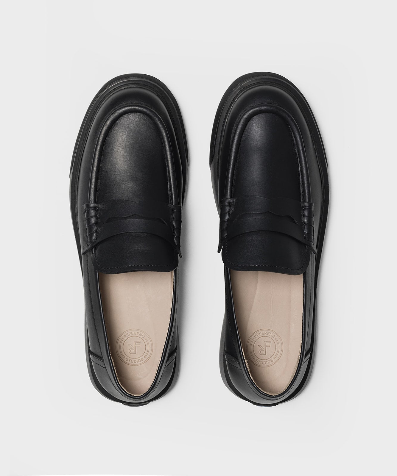 The Loafer All Black Calf leather – REFERENC Studios