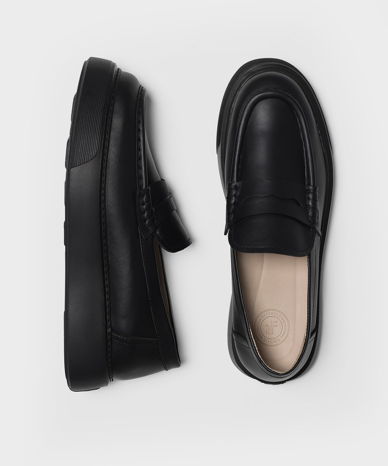 The Loafer All Black Matt Calf leather