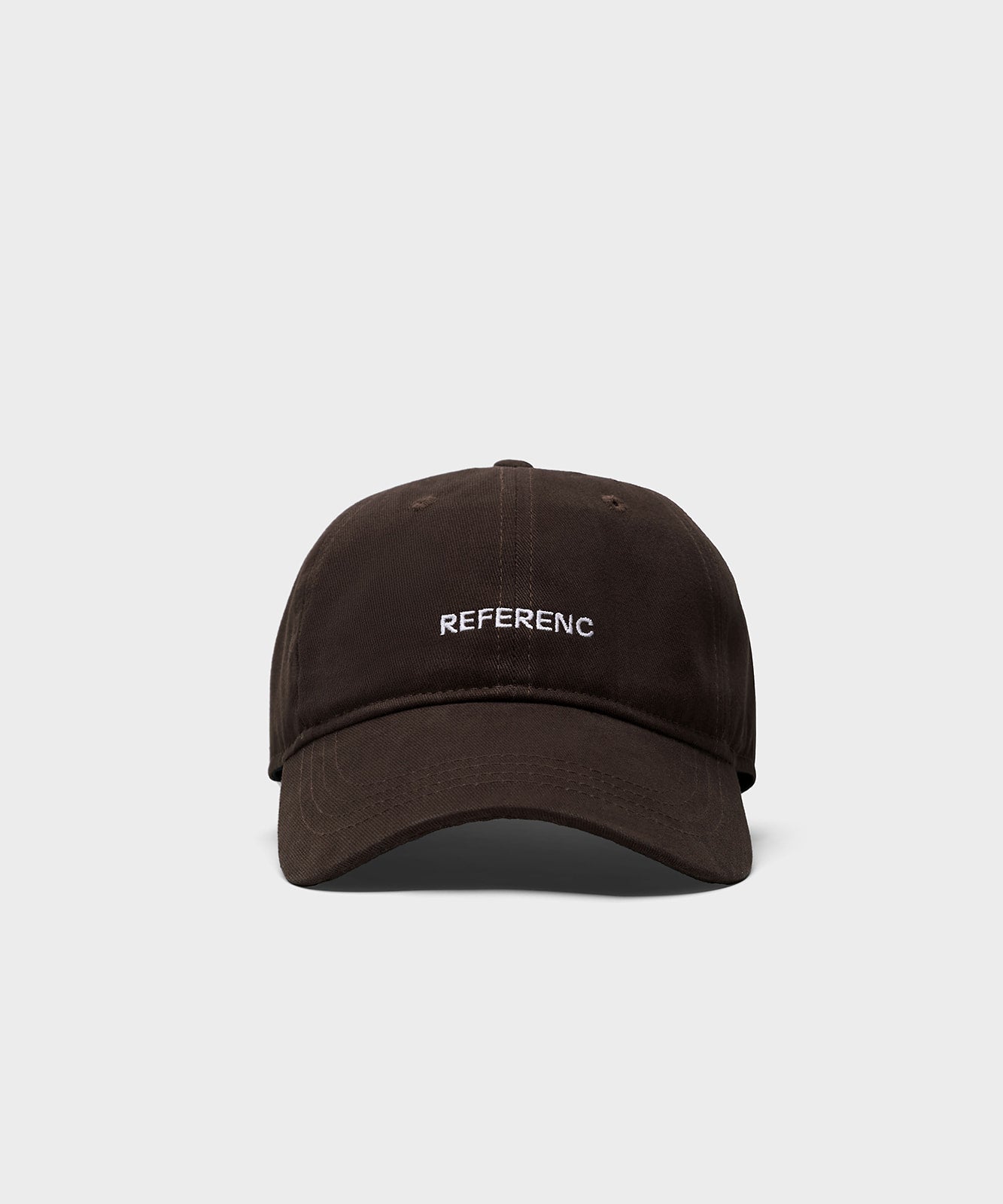 REFERENC Logo Cap Dark Brown