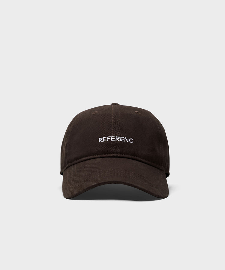 REFERENC Logo Cap Dark Brown – REFERENC Studios