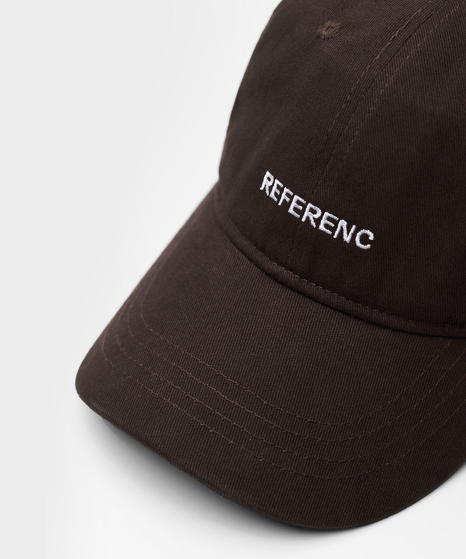 REFERENC Logo Cap Dark Brown – REFERENC Studios