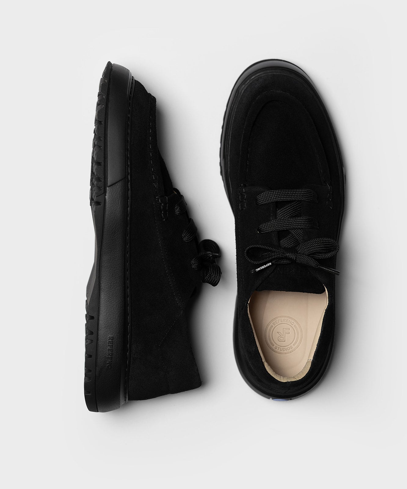 The Tahoe Lugs All Black Suede – REFERENC Studios