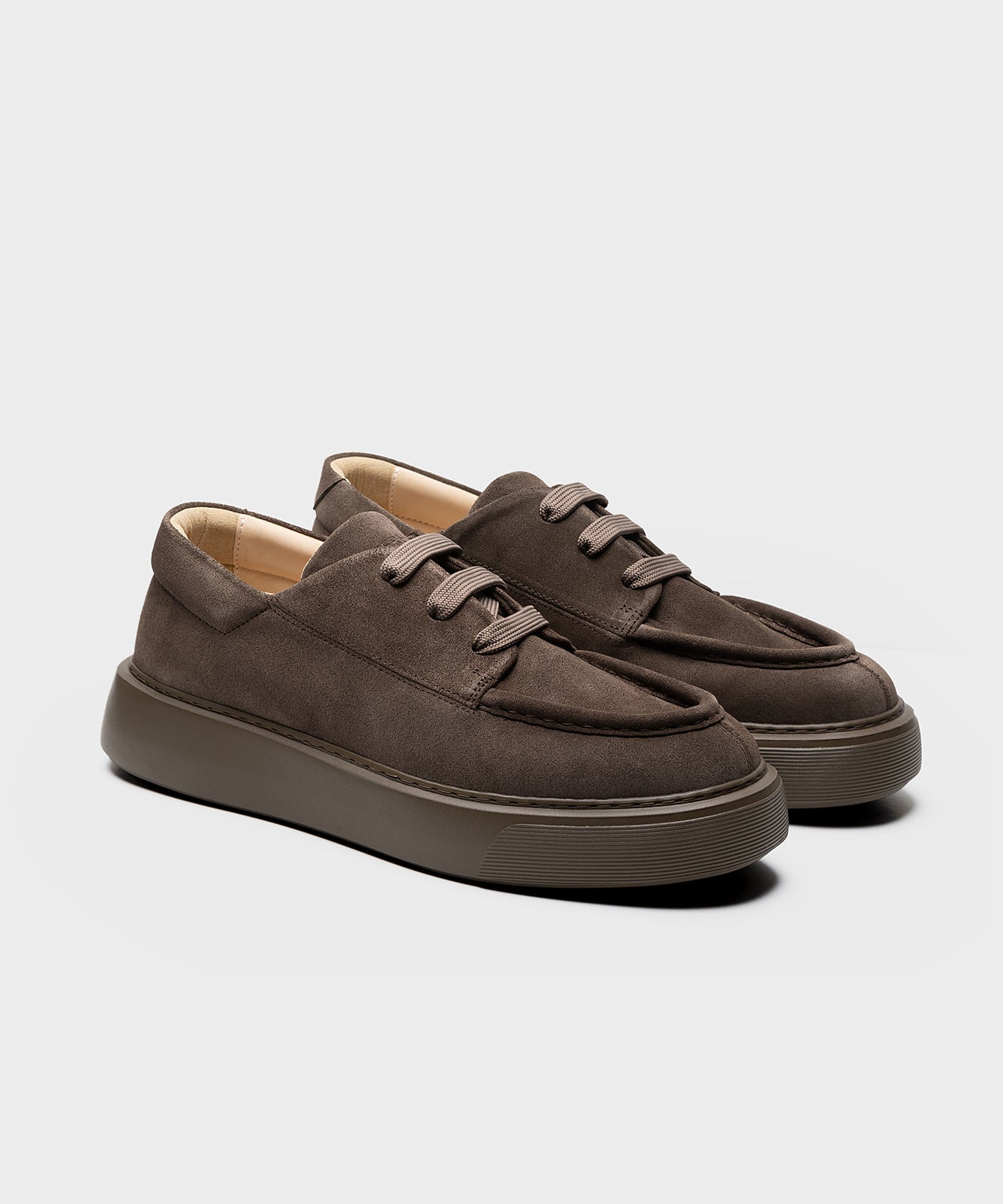 The Tahoe Tonal Dark Taupe Suede
