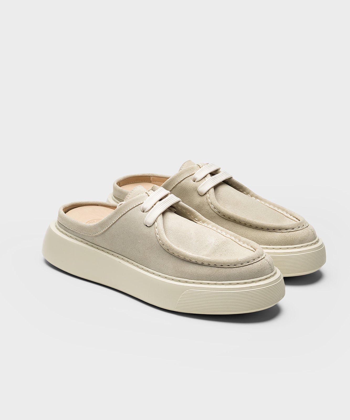 The Fernabee Slip-In Light Sand Suede