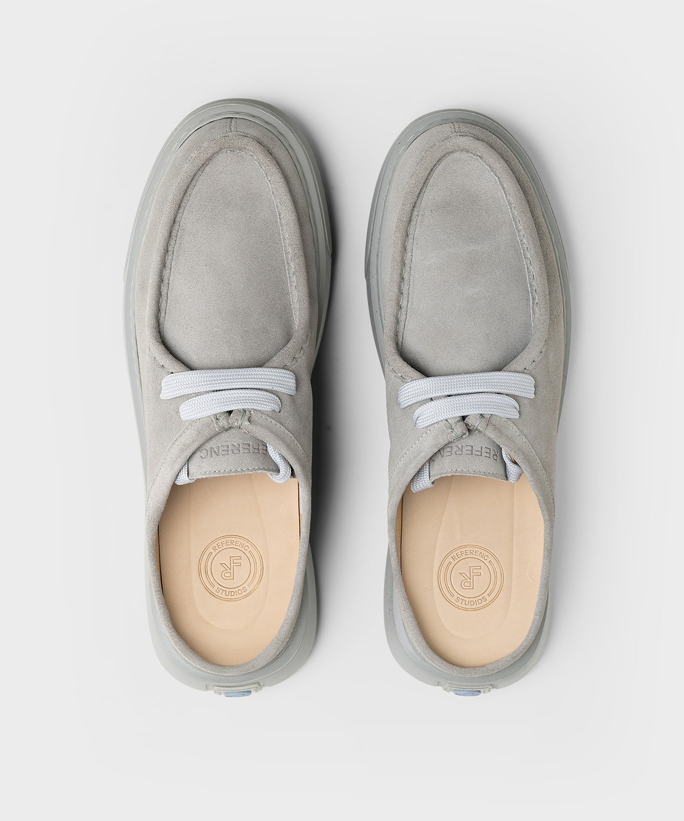 The Fernabee Slip-In Light Grey Suede