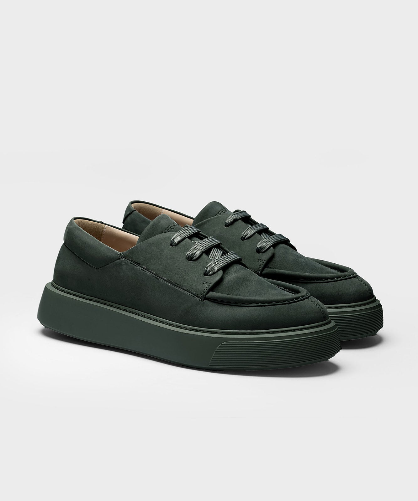 The Tahoe Tonal Moss Green Nubuck