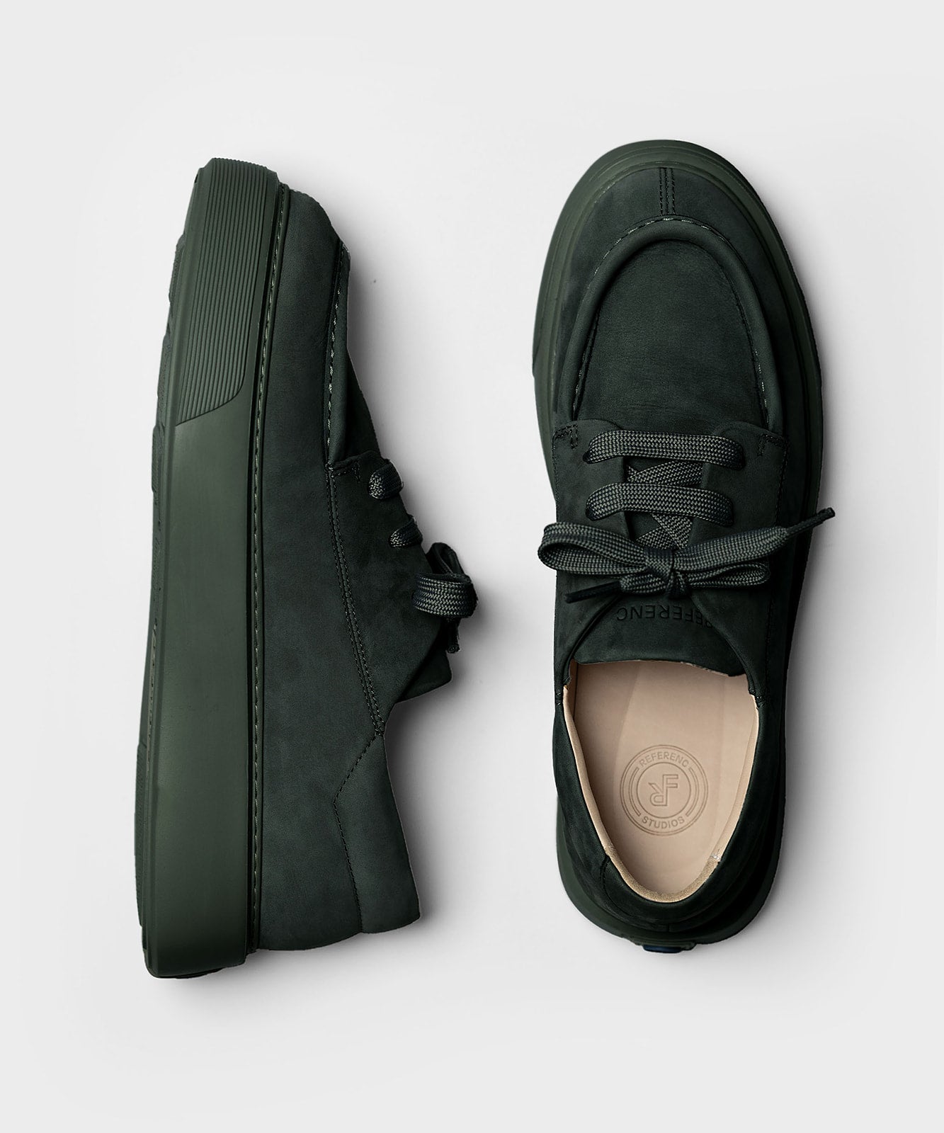 The Tahoe Tonal Moss Green Nubuck
