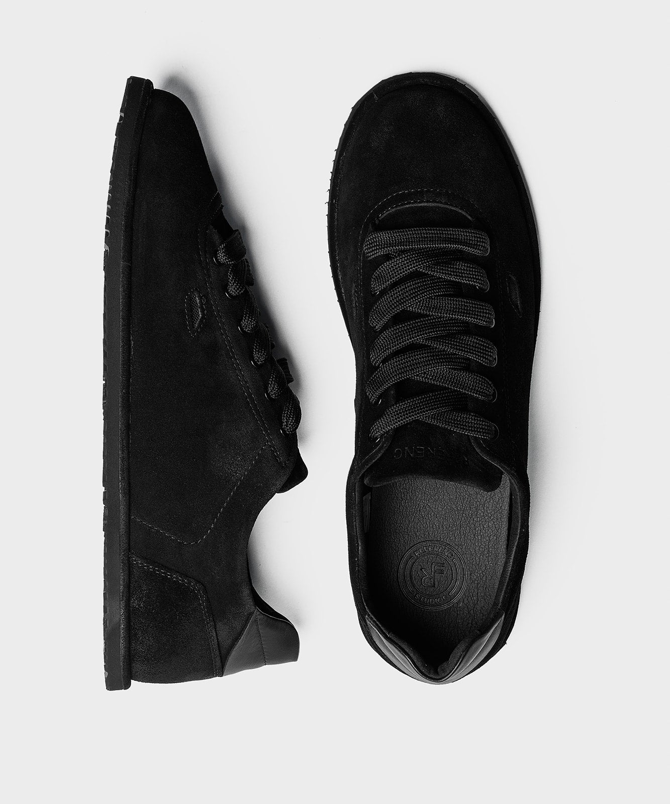 The Shamal All Black Suede
