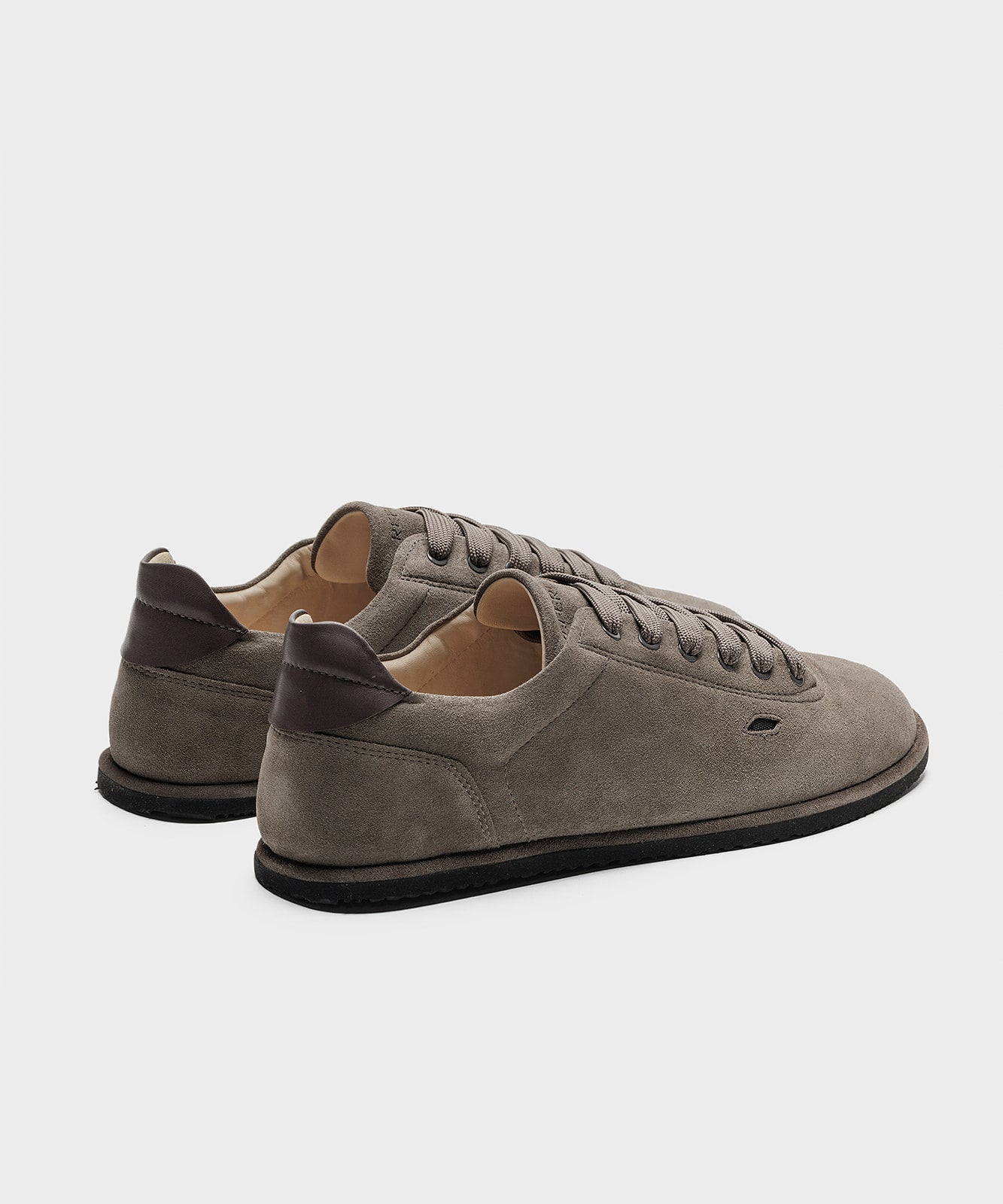 The Shamal Dark Taupe Suede