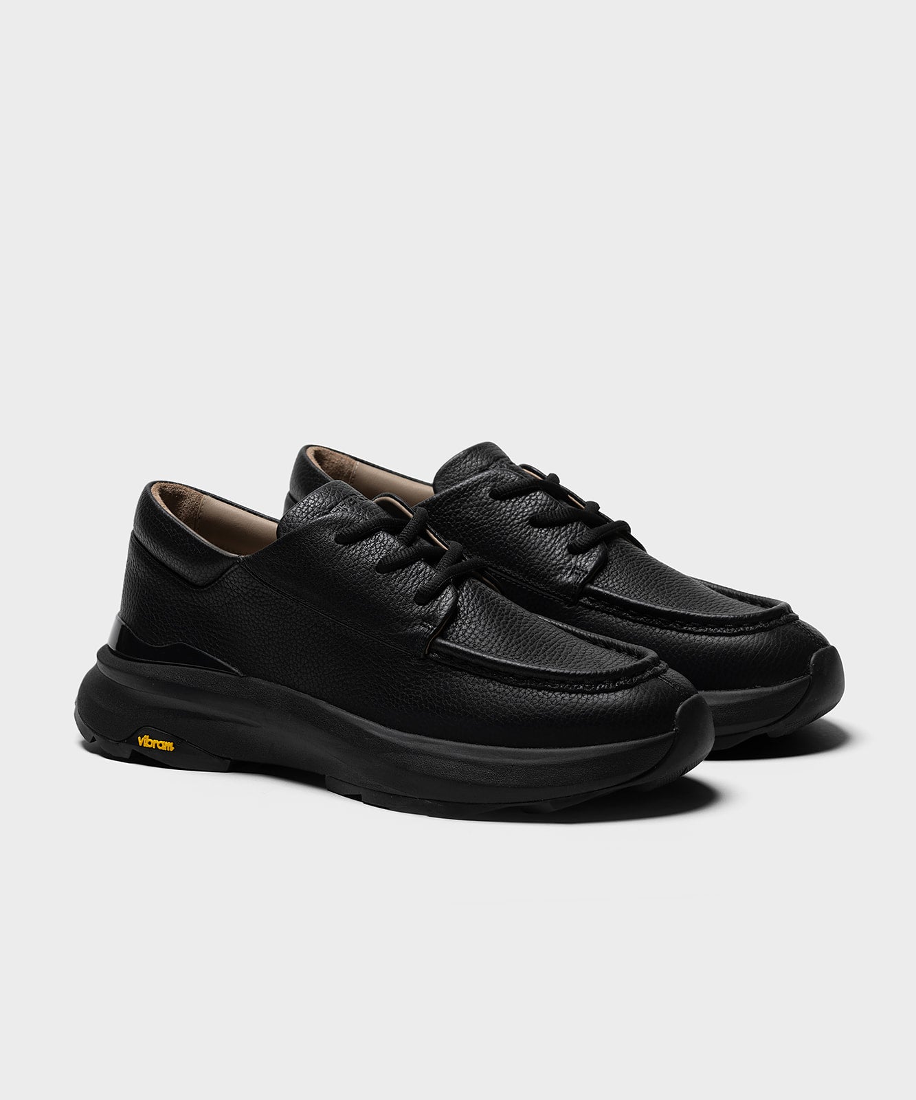 The Tahoe MegaGrip® SP All Black Grained Leather