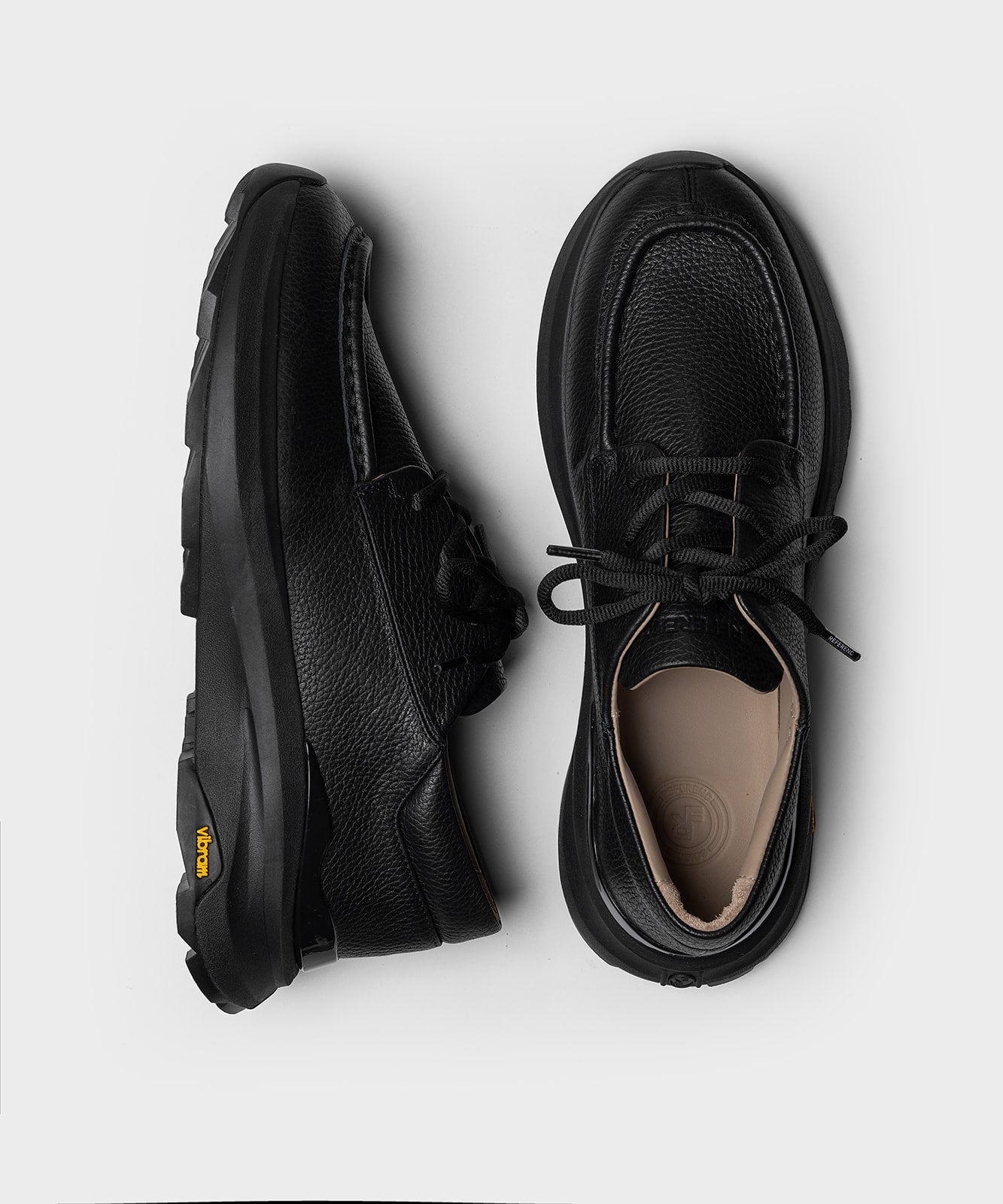 The Tahoe MegaGrip® SP All Black Grained Leather