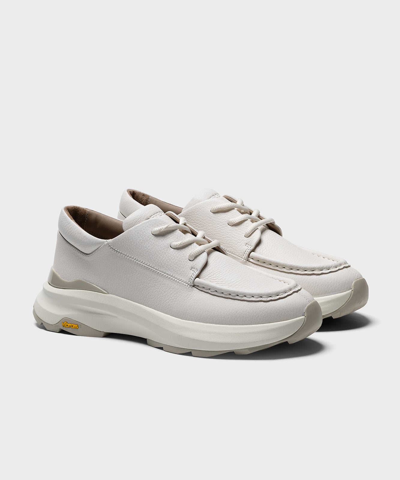 The Tahoe MegaGrip® SP Triple White Grained Leather