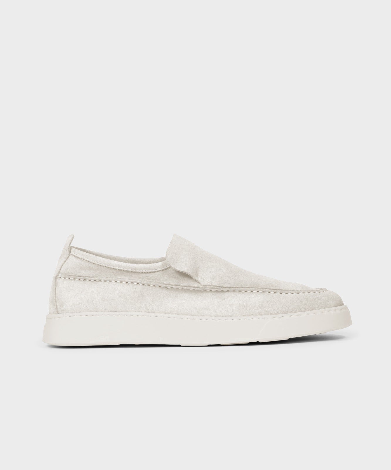 Canoa White Suede